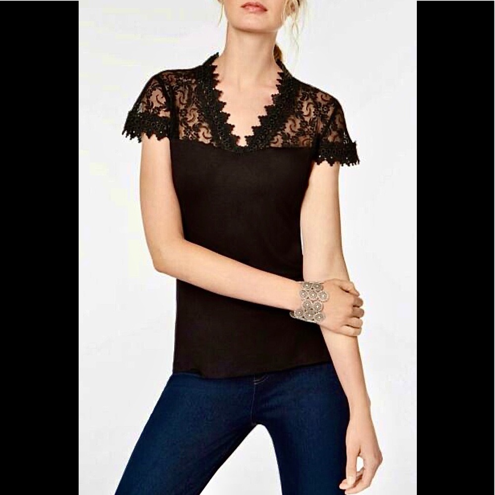 INC International Concepts Lace Top